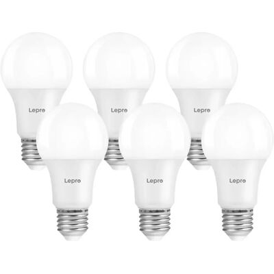 LEPRO LED izzó A60 E27 7W 806lm 2700K dimmelhető 6db 100092-WW-EU-6 LEPRO LED izzó A60 E27 7W 806lm 2700K dimmelhető 6db 100092-WW-EU-6