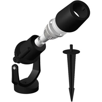 FUMAGALLI MINITOMMY EL 2L GU10/12W fekete LED reflektor CCT állítható színhőmérsékletű fényforrással FUMAGALLI MINITOMMY EL 2L GU10/12W fekete LED reflektor CCT állítható színhőmérsékletű fényforrással