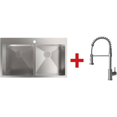 CATA Mosogatótálca csaptelep szett Inox XPB2SZETT CATA Mosogatótálca csaptelep szett Inox XPB2SZETT