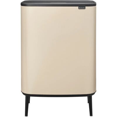 BRABANTIA Bo Touch Bin Hi hulladékgyűjtő Soft-Touch lábakon álló 60L acél világos bézs - 247941 BR247941 BRABANTIA Bo Touch Bin Hi hulladékgyűjtő Soft-Touch lábakon álló 60L acél világos bézs - 247941 BR247941