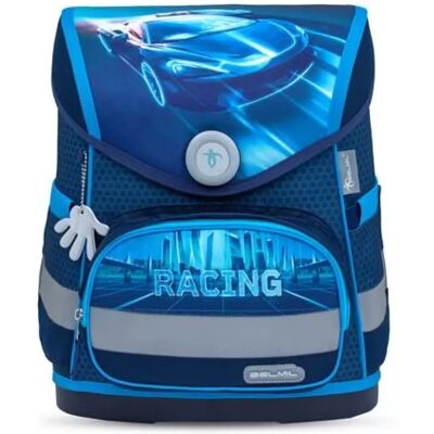 BELMIL Compact Iskolatáska Racing Blue Neon BELMIL Compact Iskolatáska Racing Blue Neon
