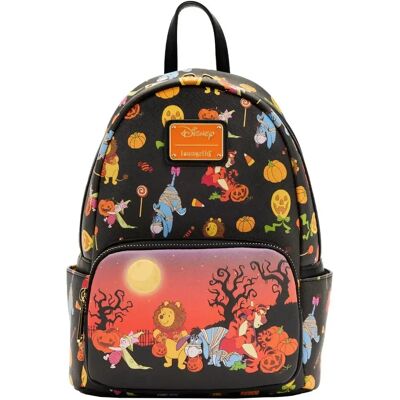 OEM Loungefly Disney: Winnie the Pooh - Halloween Group mini hátizsák OEM Loungefly Disney: Winnie the Pooh - Halloween Group mini hátizsák