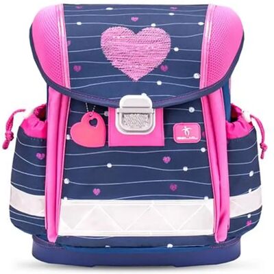 BELMIL Classy Iskolatáska Simple Hearts rózsaszín szív BL40313AG51L BELMIL Classy Iskolatáska Simple Hearts rózsaszín szív BL40313AG51L
