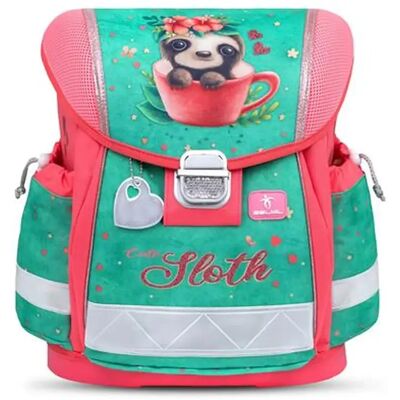 BELMIL Classy Iskolatáska Cute Sloth zöld-rózsaszín BL40313AG6L BELMIL Classy Iskolatáska Cute Sloth zöld-rózsaszín BL40313AG6L