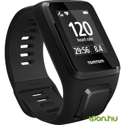 TomTom Spark 3 Cardio + Music + HP + Headset Small fekete TomTom Spark 3 Cardio + Music + HP + Headset Small fekete