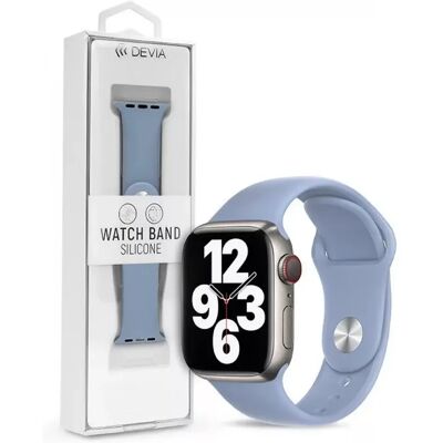 Szilikon sport szíj Apple Watch-hoz - Köd kék - Sport Szíj Szilikon sport szíj Apple Watch-hoz - Köd kék - Sport Szíj
