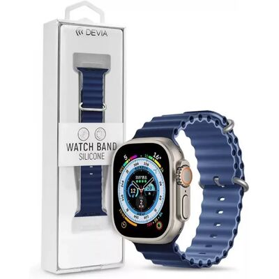 DEVIA Watch 42/44/45/49mm Deluxe Series Sport6 szilikon sport szíj kék DEVIA Watch 42/44/45/49mm Deluxe Series Sport6 szilikon sport szíj kék