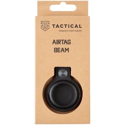 TACTICAL Apple AirTag bőr kulcstartó fekete TACTICAL Apple AirTag bőr kulcstartó fekete