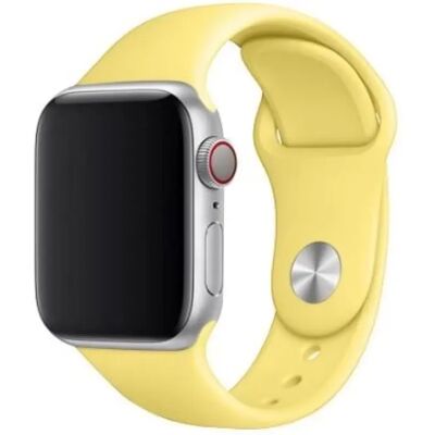 Sárga szilikon sportszíj Apple Watchhoz - Kiegészítő Sárga szilikon sportszíj Apple Watchhoz - Kiegészítő
