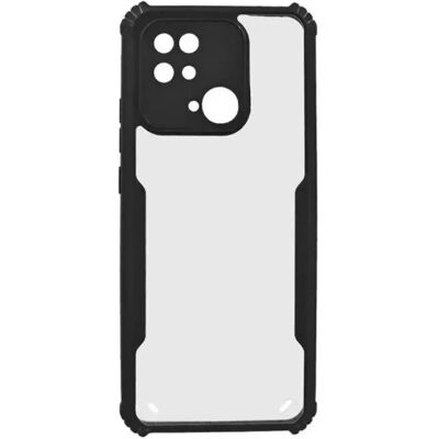 Zone Anti-Drop szilikon-akril hátlaptok Xiaomi Redmi 10C átlátszó-fekete Zone Anti-Drop szilikon-akril hátlaptok Xiaomi Redmi 10C átlátszó-fekete