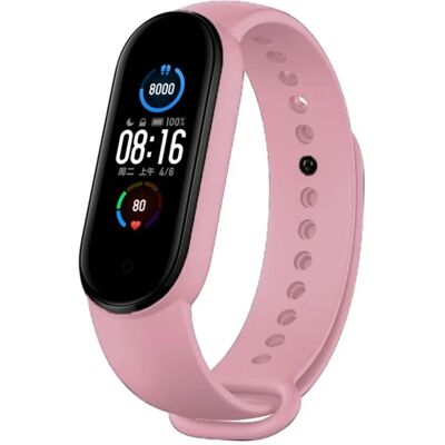 DEVIA Xiaomi Mi Band 6 DEVIA DELUXE SPORT pótszíj egyedi méret, állítható, RÓZSASZÍN DEVIA Xiaomi Mi Band 6 DEVIA DELUXE SPORT pótszíj egyedi méret, állítható, RÓZSASZÍN