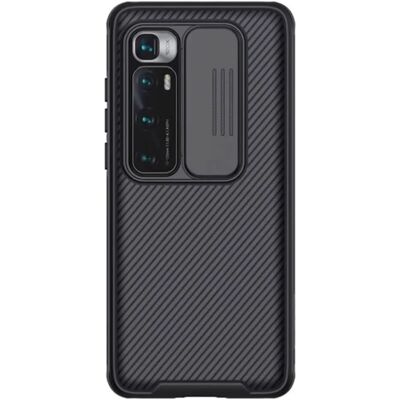 NILLKIN Xiaomi Mi 10 Ultra NILLKIN CAMSHIELD PRO szilikon telefonvédő ütésállóság, csíkos, FEKETE NILLKIN Xiaomi Mi 10 Ultra NILLKIN CAMSHIELD PRO szilikon telefonvédő ütésállóság, csíkos, FEKETE