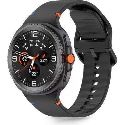 TECH-PROTECT Szilikon szíj Samsung Galaxy Watch 8/Classic 40/44/46 mm fekete TECH-PROTECT Szilikon szíj Samsung Galaxy Watch 8/Classic 40/44/46 mm fekete