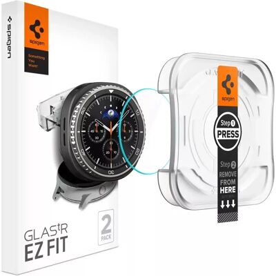 SPIGEN Ez Fit kijelzővédő fólia Samsung Galaxy Watch 8 Classic (46mm) átlátszó 2db SPIGEN Ez Fit kijelzővédő fólia Samsung Galaxy Watch 8 Classic (46mm) átlátszó 2db