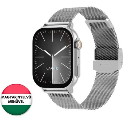 Carneo Zephyr Ultra HR+ Ezüst okosóra - Fitness, Szívritmus, Alvás Carneo Zephyr Ultra HR+ Ezüst okosóra - Fitness, Szívritmus, Alvás