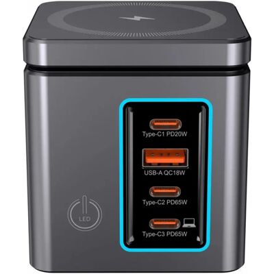 BLITZWOLF BW-i113 Hálózati töltő 105W fekete BLITZWOLF BW-i113 Hálózati töltő 105W fekete