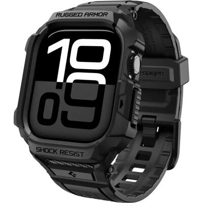 SPIGEN Rugged Armor Pro 2 tok Apple Watch 10-11 (42 mm) fekete SPIGEN Rugged Armor Pro 2 tok Apple Watch 10-11 (42 mm) fekete