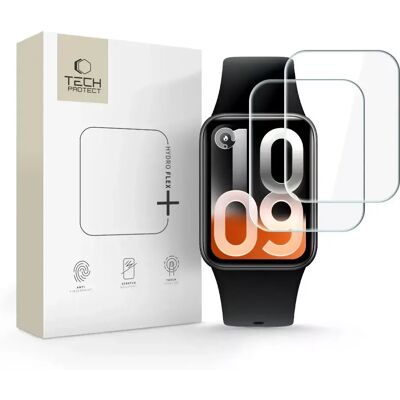 TECH-PROTECT Hydro Flex+ kijelzővédő fólia Xiaomi Smart Band 10 Pro átlátszó 2db SP115628 TECH-PROTECT Hydro Flex+ kijelzővédő fólia Xiaomi Smart Band 10 Pro átlátszó 2db SP115628