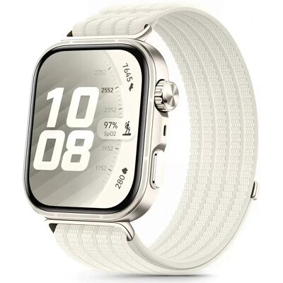 TECH-PROTECT Nylon szíj Huawei Watch Fit 5 / 5 Pro / 4 / 4 Pro / 3 fehér/bézs TECH-PROTECT Nylon szíj Huawei Watch Fit 5 / 5 Pro / 4 / 4 Pro / 3 fehér/bézs