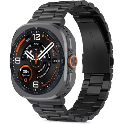 TECH-PROTECT Stainless Samsung Galaxy Watch Ultra 2024/2025/2026 (47 mm-es) fém szíj fekete SP116479 TECH-PROTECT Stainless Samsung Galaxy Watch Ultra 2024/2025/2026 (47 mm-es) fém szíj fekete SP116479