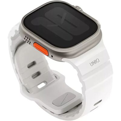 UNIQ Alton Apple Watch 44/45/46/49mm gumis szilikon szíj fehér UNIQ Alton Apple Watch 44/45/46/49mm gumis szilikon szíj fehér