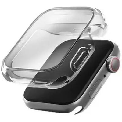 UNIQ Garde Apple Watch 11/10 42mm tok kijelzővédővel átlátszó UNIQ Garde Apple Watch 11/10 42mm tok kijelzővédővel átlátszó