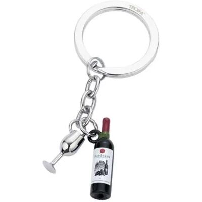 TROIKA Bordeaux borosüveg és borospohár kulcstartó TROIKA Bordeaux borosüveg és borospohár kulcstartó