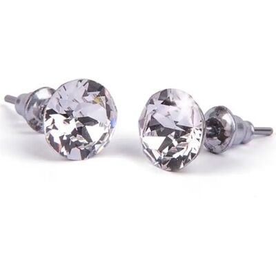 ART CRYSTELLA Fülbevaló SWAROVSKI kristállyal natúr fehér színű 8mm ART CRYSTELLA Fülbevaló SWAROVSKI kristállyal natúr fehér színű 8mm