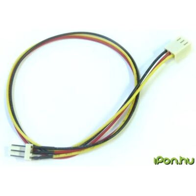 KOLINK Molex Hosszabbító Fekete 3 tűs 30cm CFA03P KOLINK Molex Hosszabbító Fekete 3 tűs 30cm CFA03P