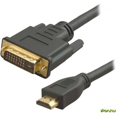 DELIGHT HDMI DVI-D Átalakító Fekete 3m 20381 DELIGHT HDMI DVI-D Átalakító Fekete 3m 20381