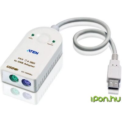 Aten PS/2 USB Átalakító Fehér 10cm UC100KMA-AT Aten PS/2 USB Átalakító Fehér 10cm UC100KMA-AT