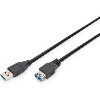 Digitus USB 3.0 Hosszabbító Fekete 3m AK-300203-030-S Digitus USB 3.0 Hosszabbító Fekete 3m AK-300203-030-S