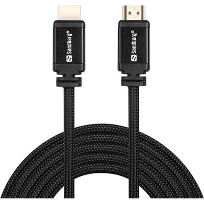Sandberg HDMI 2.0 Összekötő Fekete 5m 509-00 Sandberg HDMI 2.0 Összekötő Fekete 5m 509-00