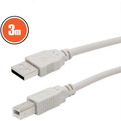 DELIGHT USB Összekötő Fehér 3m 20123 DELIGHT USB Összekötő Fehér 3m 20123