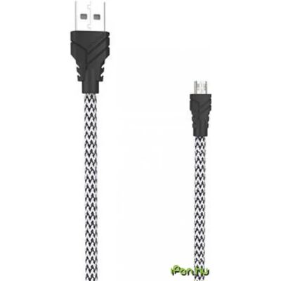 AWEI USB Micro USB Átalakító Fehér-Fekete 1m AWEI USB Micro USB Átalakító Fehér-Fekete 1m