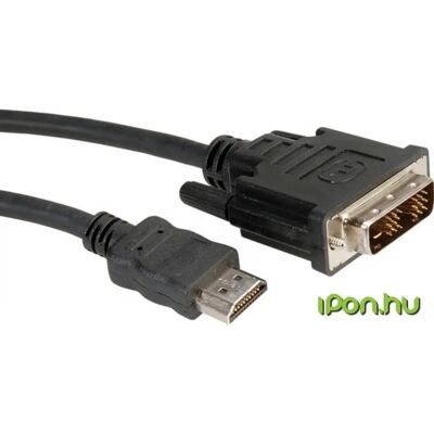 ROLINE DVI-D HDMI Átalakító Fekete 2m 11.04.5522-20 ROLINE DVI-D HDMI Átalakító Fekete 2m 11.04.5522-20