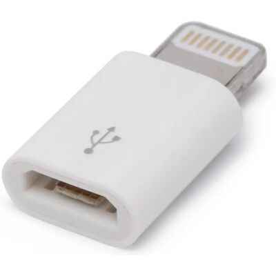 DELIGHT Lightning Micro USB Töltő/adatkábel Fehér 3cm 55448 DELIGHT Lightning Micro USB Töltő/adatkábel Fehér 3cm 55448