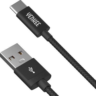 YENKEE USB 2.0 Type C Átalakító Fekete 2m YCU 302 BK YENKEE USB 2.0 Type C Átalakító Fekete 2m YCU 302 BK