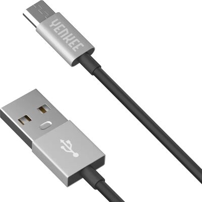 YENKEE USB Micro USB Átalakító Fekete-Ezüst 1m YCU 221 BSR YENKEE USB Micro USB Átalakító Fekete-Ezüst 1m YCU 221 BSR