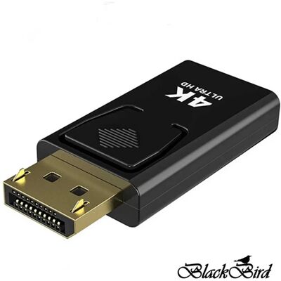 BLACKBIRD HDMI DisplayPort 1.2/1.2a Átalakító Fekete 5cm BH1258 BLACKBIRD HDMI DisplayPort 1.2/1.2a Átalakító Fekete 5cm BH1258