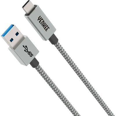 YENKEE USB 3.0 USB 3.0 Type C Átalakító Szürke 1m YCU 311 GY YENKEE USB 3.0 USB 3.0 Type C Átalakító Szürke 1m YCU 311 GY