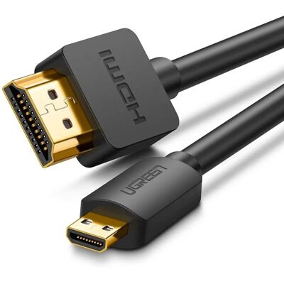 UGREEN HDMI Micro HDMI Átalakító Fekete 1.5m 30102 UGREEN HDMI Micro HDMI Átalakító Fekete 1.5m 30102