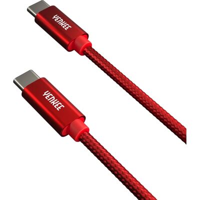 YENKEE USB 2.0 Type C Összekötő Piros 1m YCU C101 RD YENKEE USB 2.0 Type C Összekötő Piros 1m YCU C101 RD