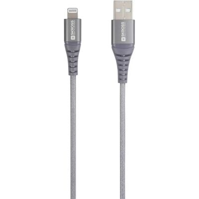 SKROSS USB 2.0 Type C Lightning Töltő/adat Szürke 2m USBC-TO-LIGHT-200-STEEL SKROSS USB 2.0 Type C Lightning Töltő/adat Szürke 2m USBC-TO-LIGHT-200-STEEL
