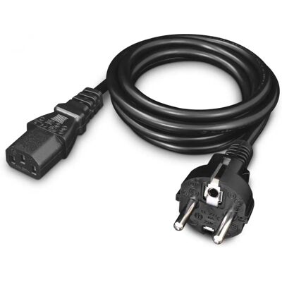 YENKEE 230V IEC Táp Fekete 1.5m YPC 571 YENKEE 230V IEC Táp Fekete 1.5m YPC 571