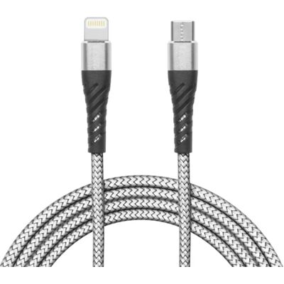 DELIGHT USB 2.0 Type C Lightning Töltő/adat Szürke 1m 554341 DELIGHT USB 2.0 Type C Lightning Töltő/adat Szürke 1m 554341