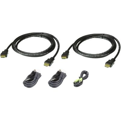 Aten 1.8M USB HDMI Dual Display Secure KVM Cable Kit 2L-7D02UHX5 Aten 1.8M USB HDMI Dual Display Secure KVM Cable Kit 2L-7D02UHX5
