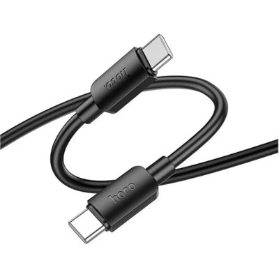 HOCO X96 Type-C / Type-C töltő- és adatkábel 60W 1m fekete HOCO X96 Type-C / Type-C töltő- és adatkábel 60W 1m fekete