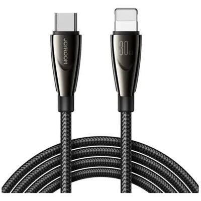 JOYROOM USB 2.0 Type C Lightning Töltő/adat Fekete 1.2m SA31-CL3 30 JOYROOM USB 2.0 Type C Lightning Töltő/adat Fekete 1.2m SA31-CL3 30