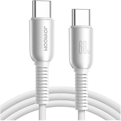 JOYROOM USB 2.0 Type C Összekötő Fehér 1.2m S-A51 C-C JOYROOM USB 2.0 Type C Összekötő Fehér 1.2m S-A51 C-C